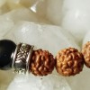 Pulsera Taosiz Rudrasksha y Onix