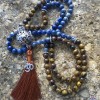 Japa Mala Lapislazuli y Ojo de Tigre